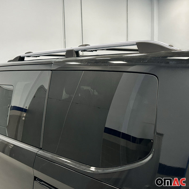 Barre portatutto per Ford Transit Tourneo Custom 2023-2025 Alu Silver L2