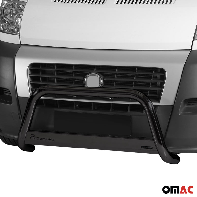Protezione anteriore per Fiat Ducato 2006-2013 ø63mm acciaio nero 