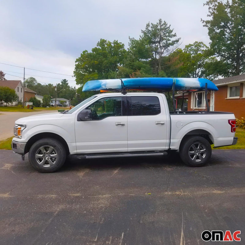 Menabo Dachträger für Ford F-150 Lightning Crew Cab Pick-up 2022-25 Alu Grau 2x