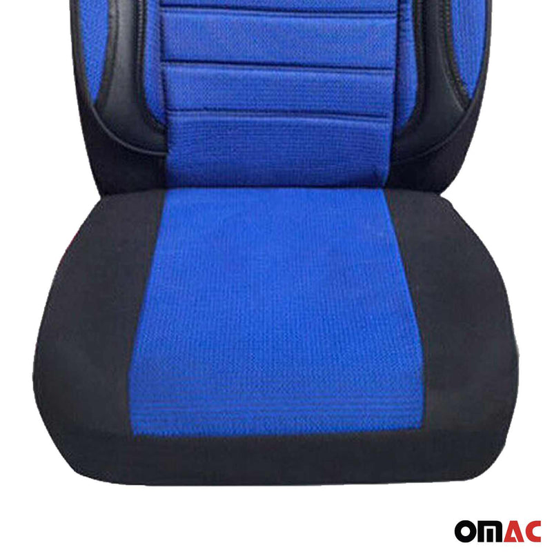 Coprisedili per VW Crafter Mercedes Sprinter Nero Blu 2+1 Anteriori