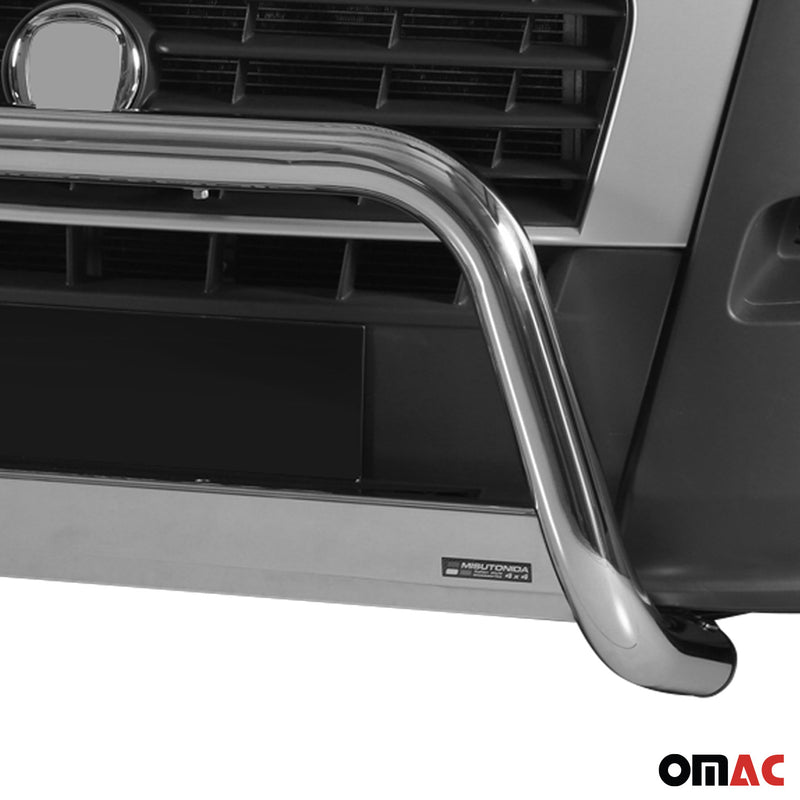 Protezione anteriore per Fiat Ducato 2006-2013 ø63mm acciaio argento 