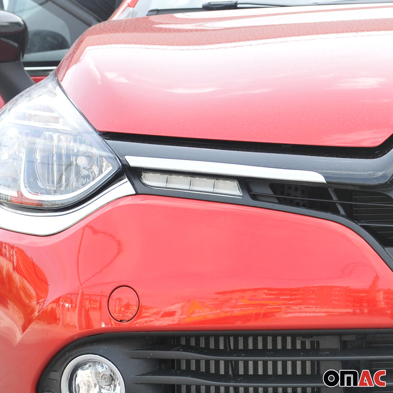 Strisce griglia per Renault Clio Grandtour 2012-2019 Cromate 2x 