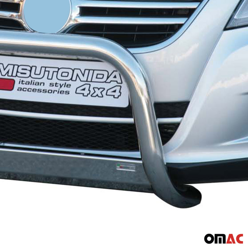 Protezione anteriore per VW Tiguan 2008-2011 ø63mm acciaio argento 