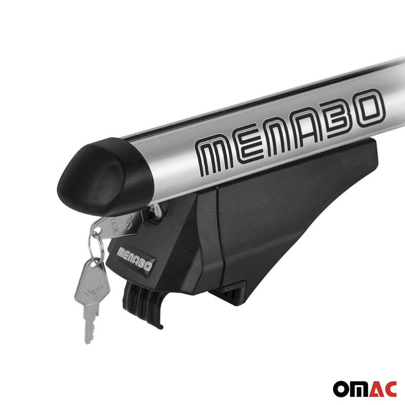 Portapacchi Menabo per Mini Countryman R60 2010-2016 alluminio argento