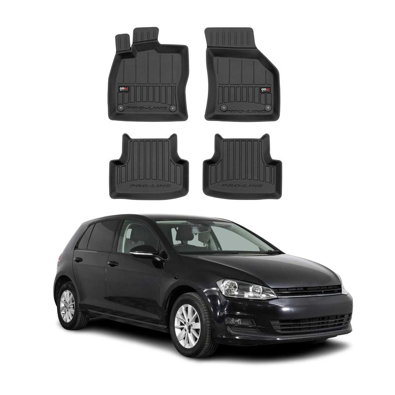 Tappetini in gomma OMAC Premium TPE neri per VW Golf VII Alltrack 2012-2024