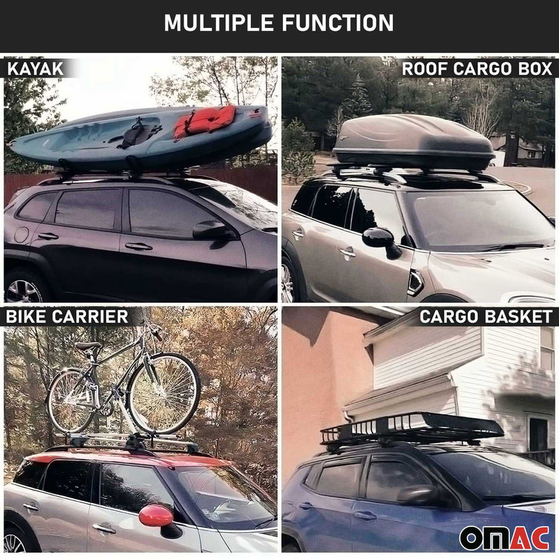 Dachträger für Alfa Romeo 156 Crosswagon 2003-2007 FL 5tür 100kg Alu ABE Silber