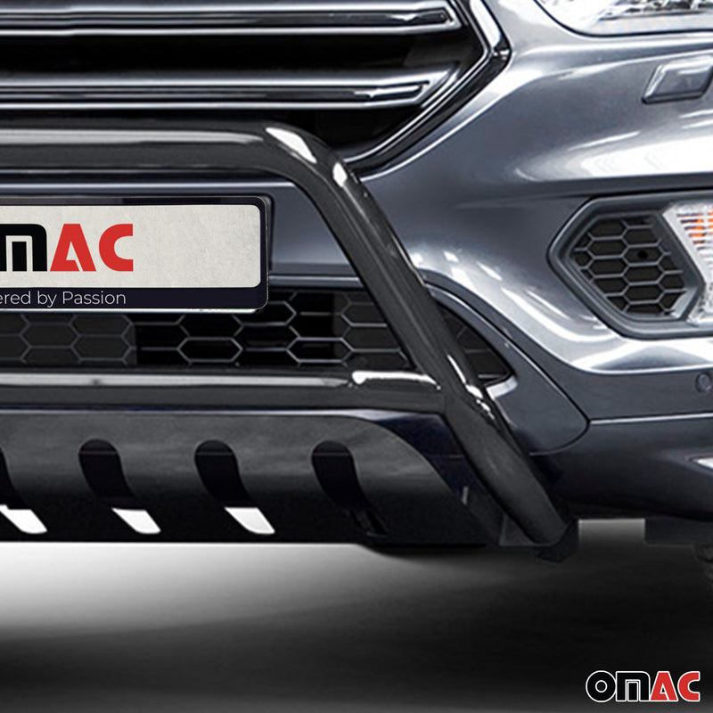 Barra di protezione anteriore per Ford Kuga 2017-2025 con ABE in acciaio nero 