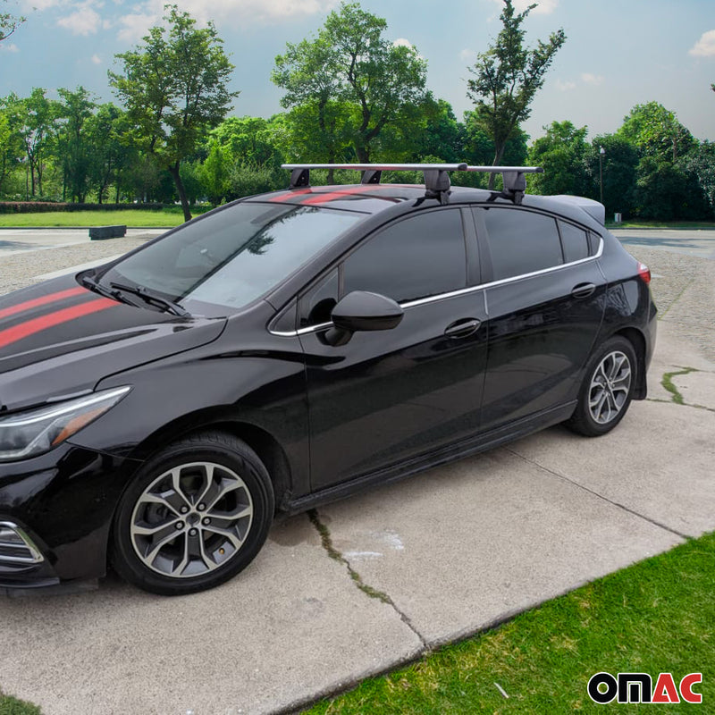 Menabo Dachträger Grundtäger für Honda Insight 2009-2014 ABE Aluminium Silber 2x