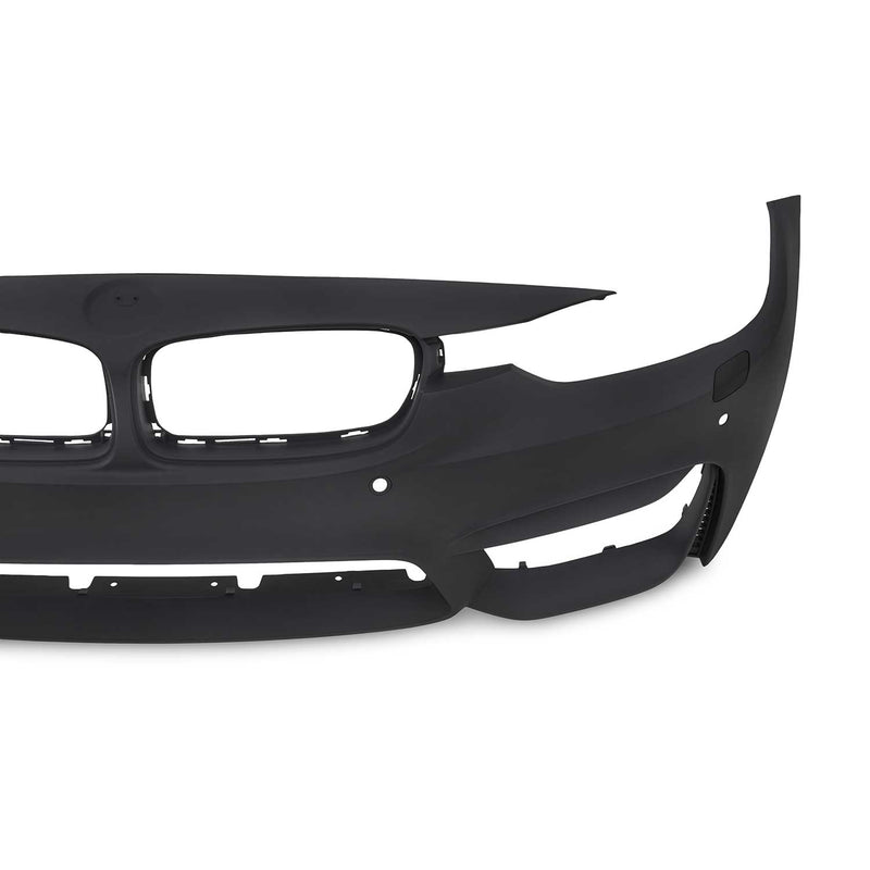 Paraurti anteriore JOM per BMW F30 incl. LCI 2011-2019 SRA + PDC Nero