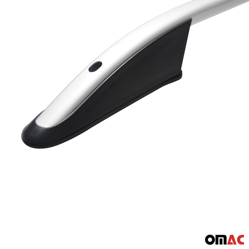 Barre portatutto + barre portatutto per Ford Connect 2002-2014 Corto Alluminio Argento 4x