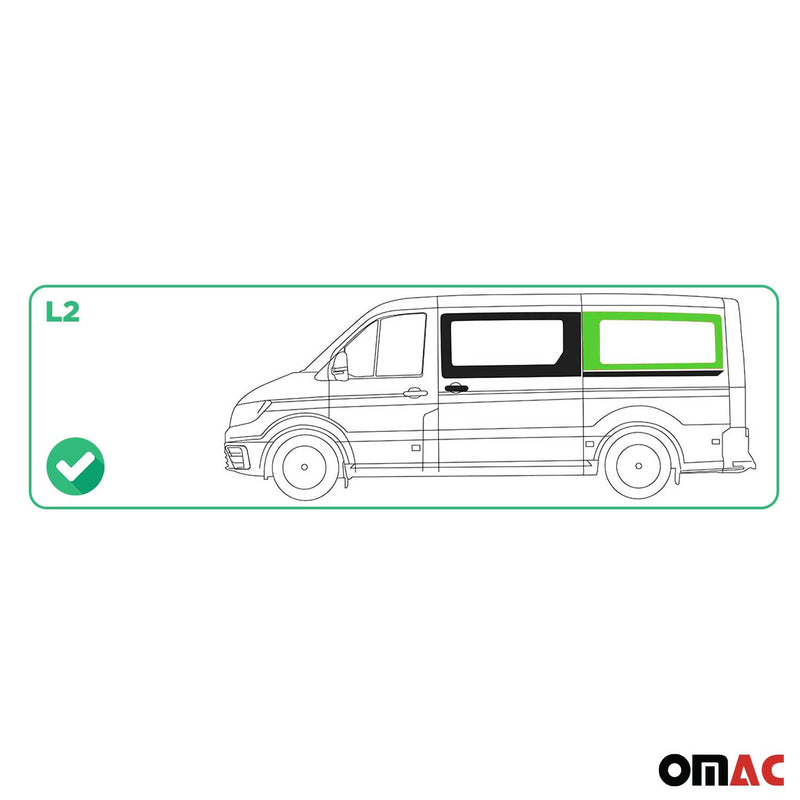 Finestrino laterale scorrevole per VW Crafter 2017-2025 finestrino sinistro auto L2