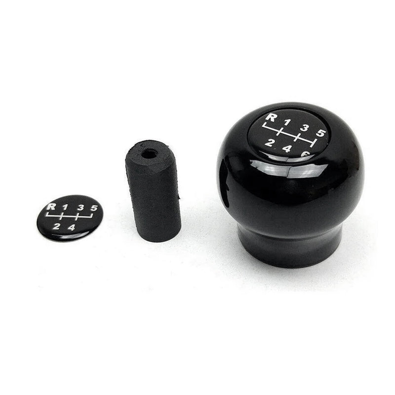 Pomello del cambio per VW T6 T6.1 tutti i modelli 2015-2024 in legno pregiato nero lucido