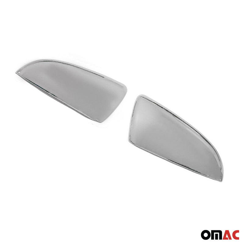 Calotte specchietti retrovisori per Kia Venga 2010-2025 in acciaio inox argento 2 pezzi