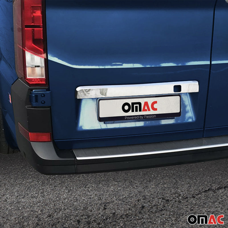 Modanatura del bagagliaio, finitura del portellone posteriore per VW Crafter 2017-2025 in acciaio inox cromato 1x 
