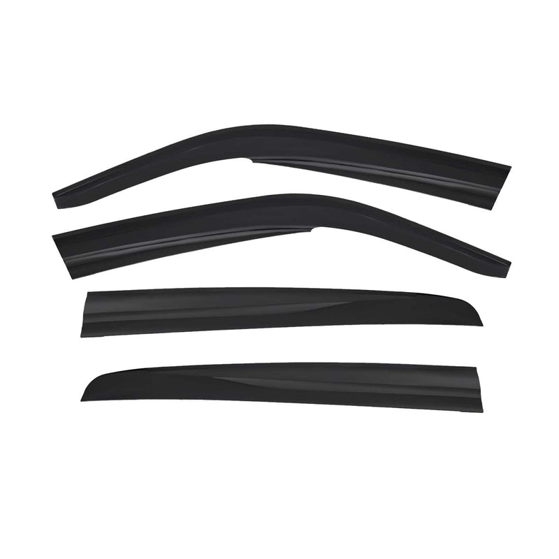 4 deflettori d'aria e deflettori antipioggia per VW Golf 1991-1998 Hatchback Station Wagon Scuri