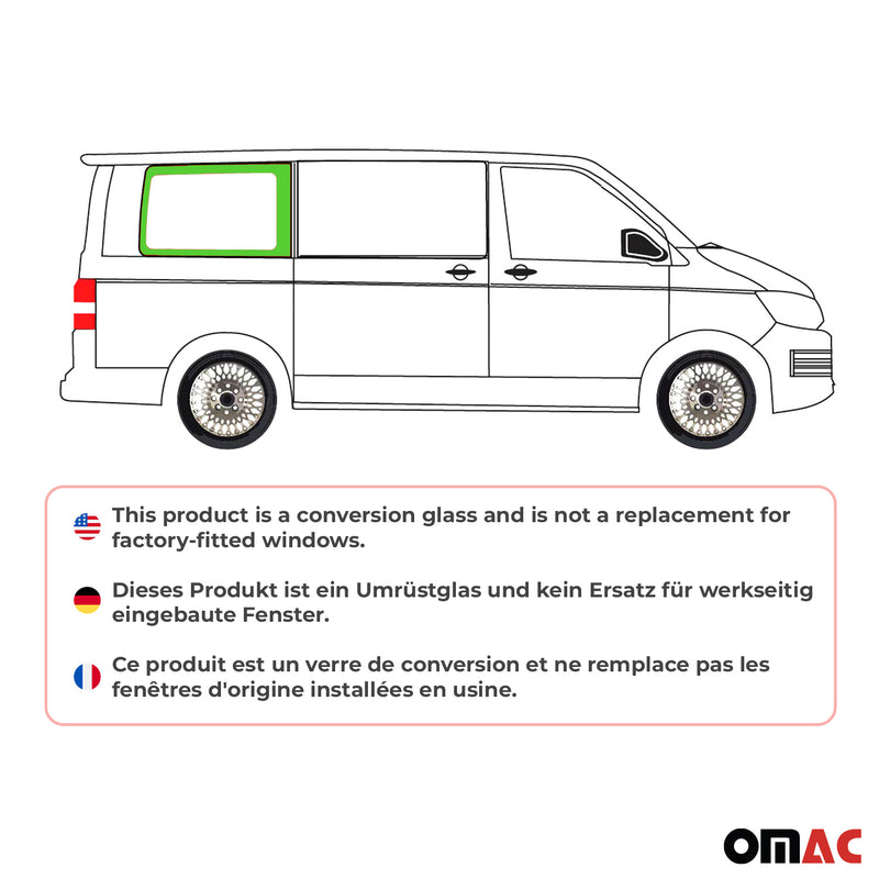 Seitenfenster Auto Seitenscheibe für VW T6 T6.1 2015-2024 Rechts L1 Kurzer