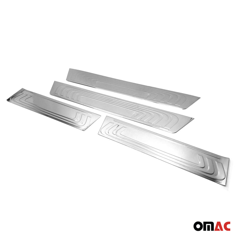 Soglie porte per Mercedes Vito W447 2013-2025 in acciaio inox 4x