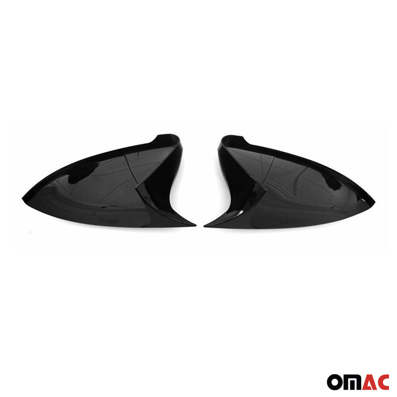 Calotte specchietti retrovisori per VW Golf 2012-2019 ABS nero lucido 2 pezzi