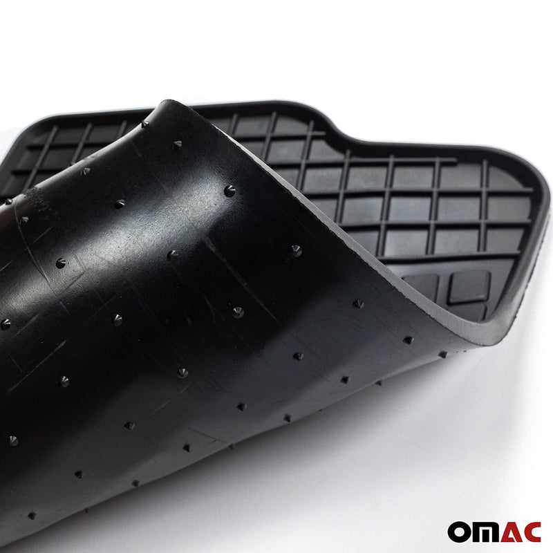 Set di tappetini e vaschetta per bagagliaio per Hyundai Tucson 2015-2020 in gomma nera, 5 pezzi