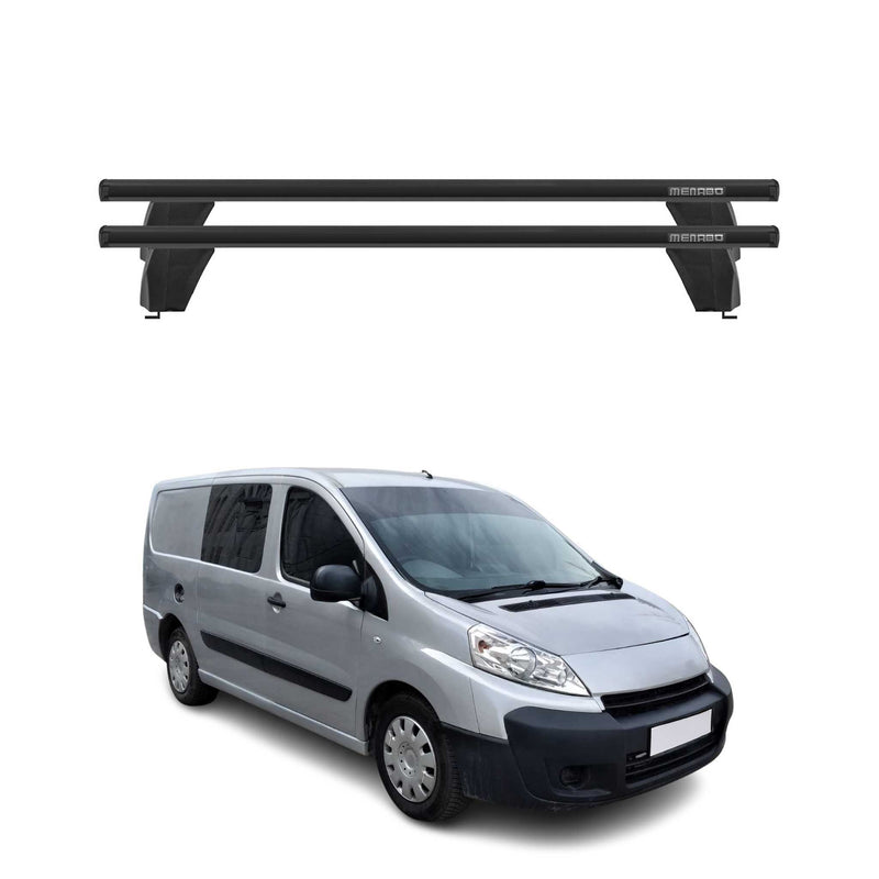 Barre portatutto Menabo per Peugeot Expert 2007-2016 ABE alluminio nero