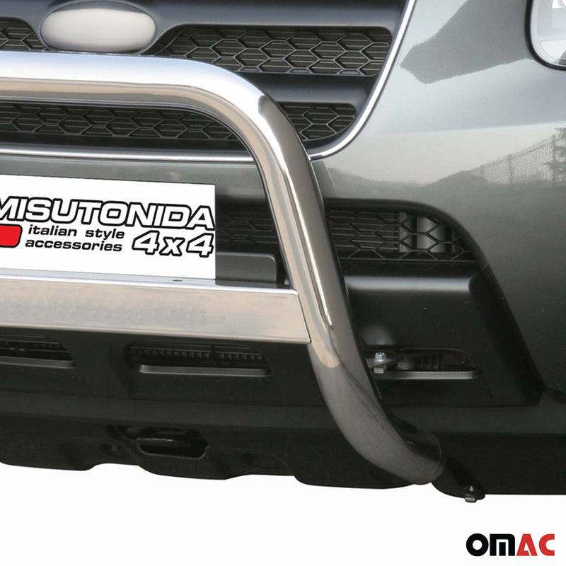 Protezione anteriore per Hyundai Santa Fe 2006-2009 ø63mm acciaio argento 