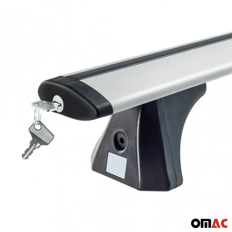 Barre portatutto per Range Rover Sport 2005-2013 e Discovery 2005-2017 Alu Silver 2x