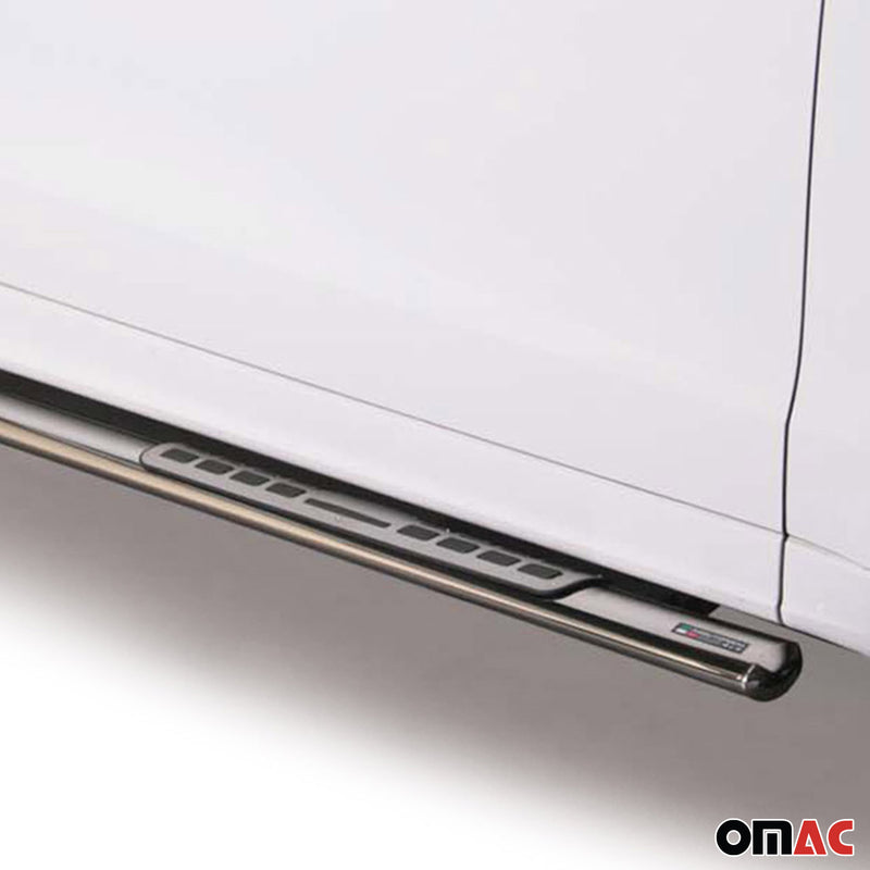 Minigonne laterali in acciaio inox per Iveco Daily dal 2025 L2 argento centrale