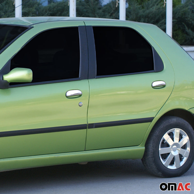 Copri maniglia porta, copri maniglia porta per Fiat Palio 1996-2000 4 porte in acciaio inox argento 4x