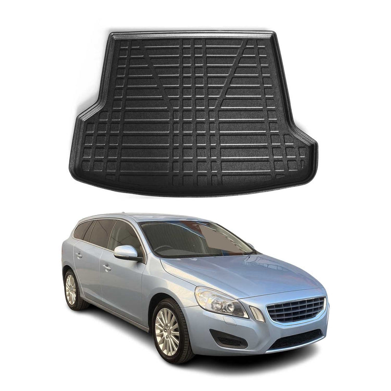 Vasca baule per Volvo V70 2014-2018 Gomma TPE Nero