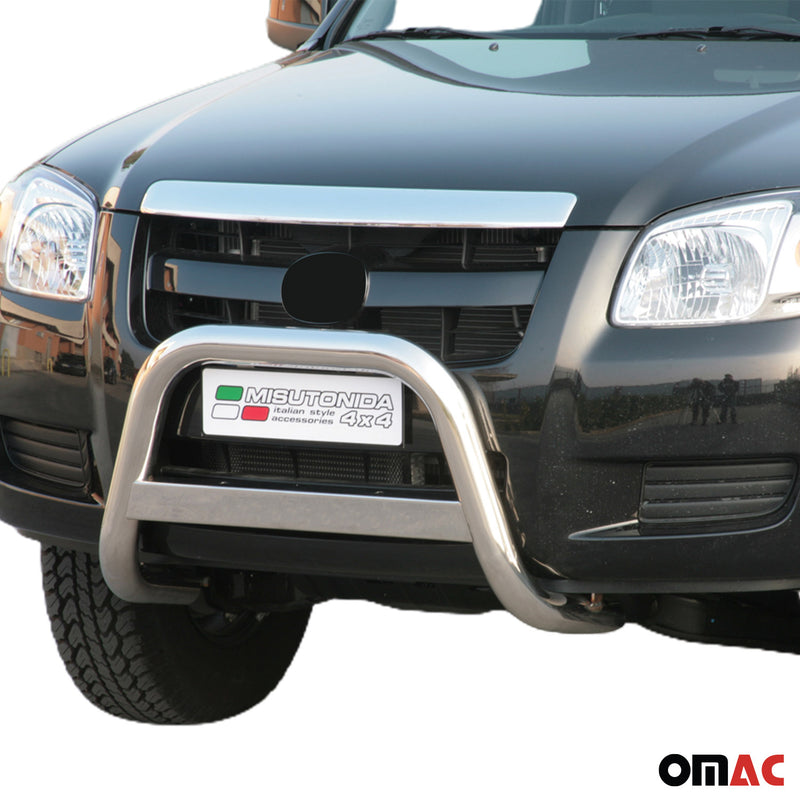 Protezione anteriore per Mazda BT-50 2006-2012 ø63mm acciaio argento
