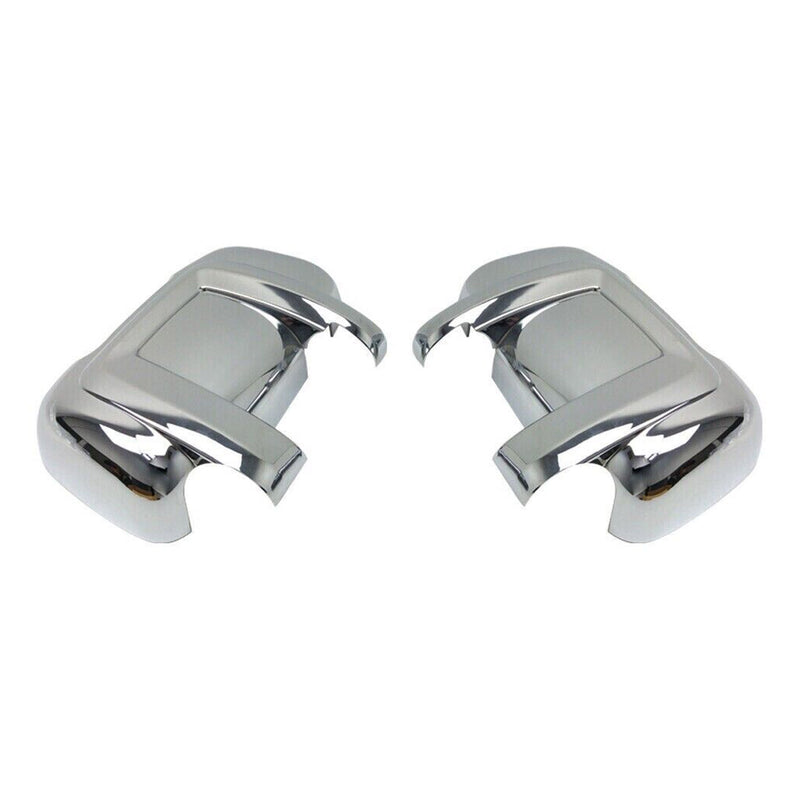 Calotte specchietti retrovisori per Fiat Ducato 2006-2025 cromate ABS argento 2 pezzi