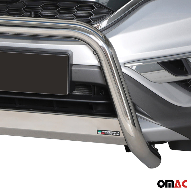 Protezione anteriore per Honda CR-V 2016-2018 ø63mm acciaio argento 