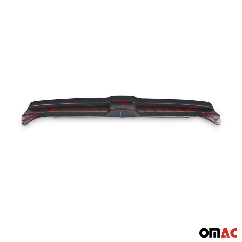 Protezione paraurti per soglia di carico per Dacia Sandero 2021-2025 ABS Nero Lucido