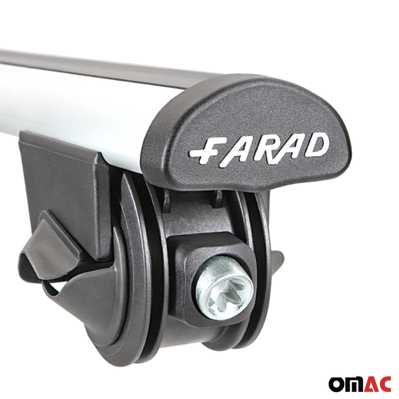 Portapacchi da tetto per BMW X5 G05 2018-2020, portapacchi da 100 kg, grigio alluminio 