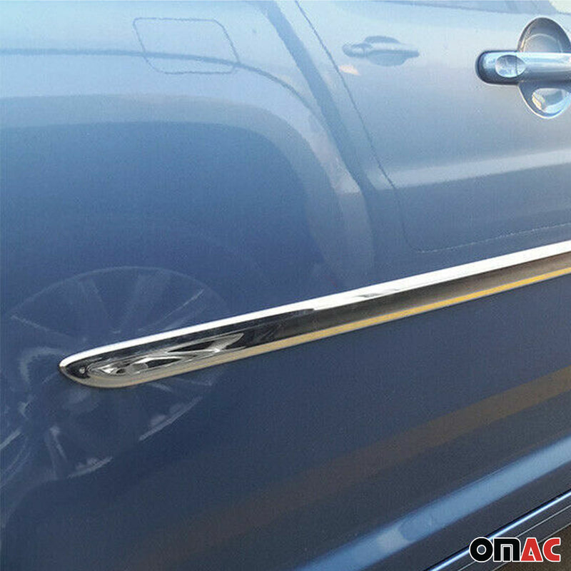Strisce laterali per porte, strisce di protezione per porte per VW Caddy 2015-2020 in acciaio inox 4x