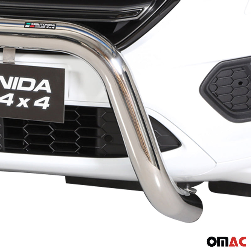 Protezione anteriore per Ford Kuga 2017-2019 ø76mm acciaio argento