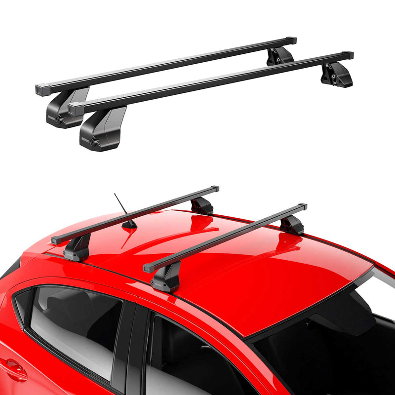 Portapacchi in acciaio Menabo per BMW Serie 1 F21 2012-2019 Nero 2x