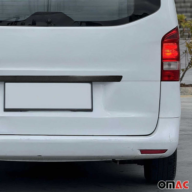 Apertura portellone posteriore per Mercedes Vito W447 2014-2025 in fibra di carbonio nera