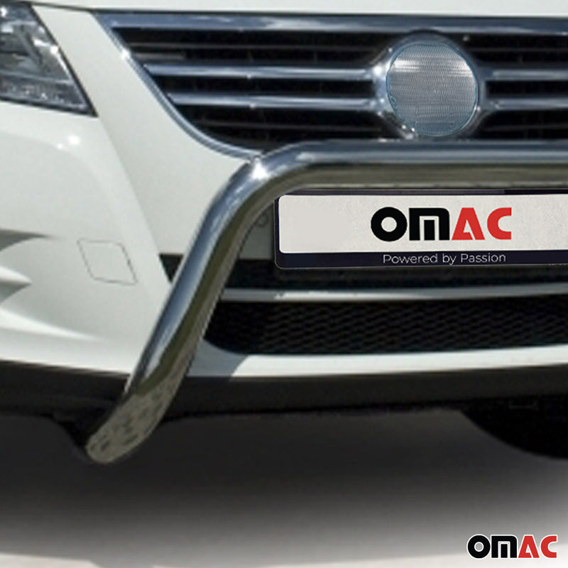 Protezione anteriore in acciaio per VW Tiguan 2007-2016 con ABE Silver 