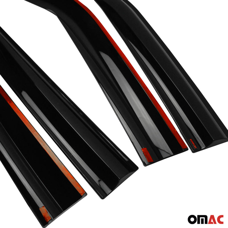 Deflettore cofano, deflettore vento, deflettore pioggia, set per Audi Q7 4L 2006-2015