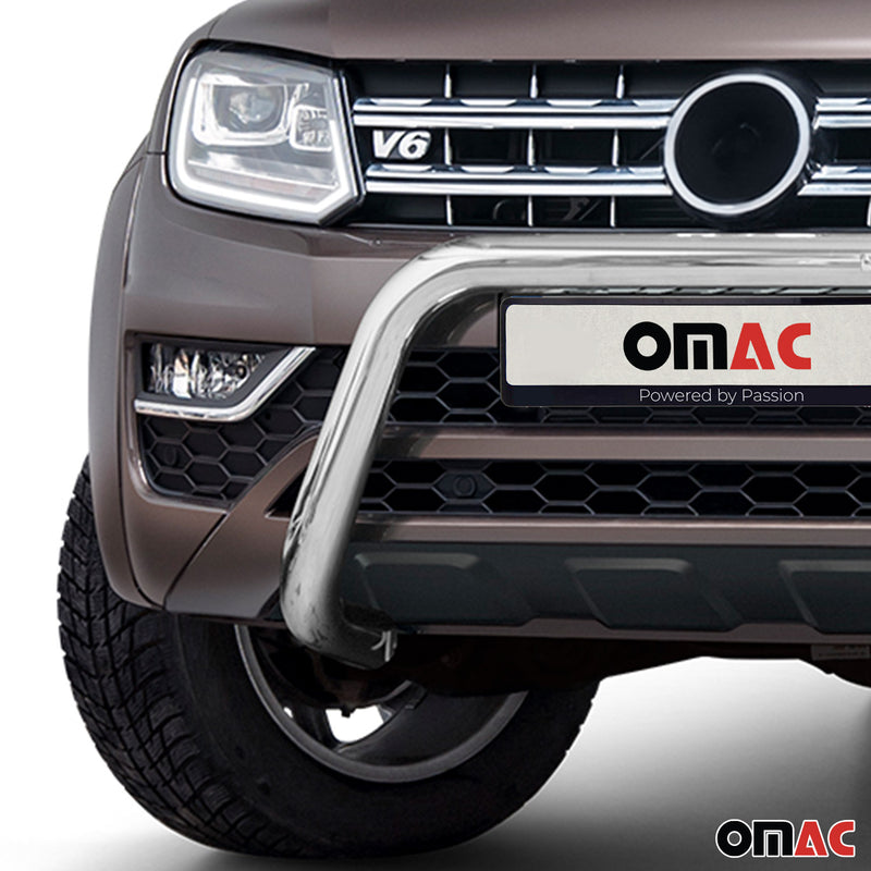 Protezione anteriore in acciaio per VW Amarok 2016-2021 con ABE Silver 