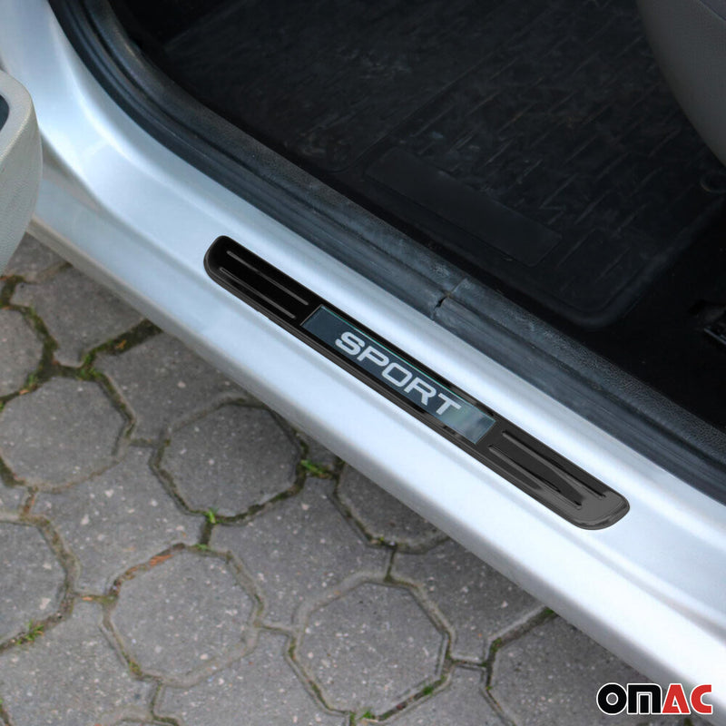 Soglie Sport per Dacia Logan 2005-2022 Cromate Scure 4x