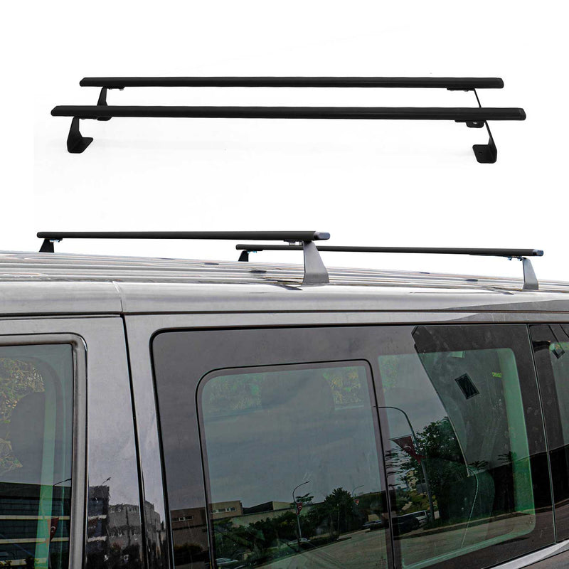 Dachträger für Ford Transit Tourneo Custom 2014-2024 Metall Schwarz 2x