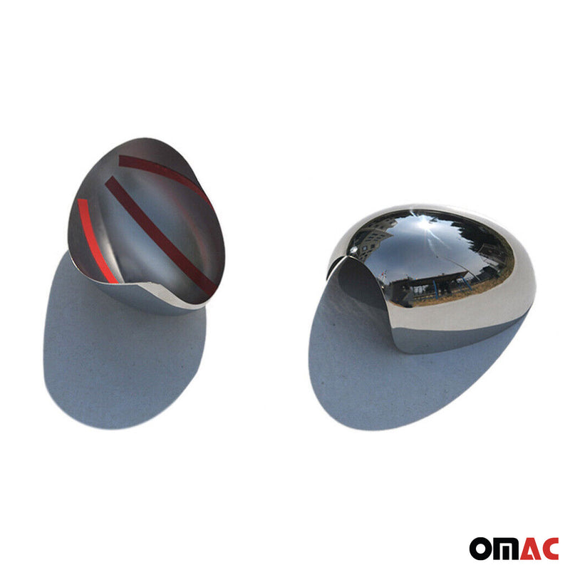 Calotte specchietti retrovisori per Mini Cooper Roadster 2011-2015 in acciaio inox