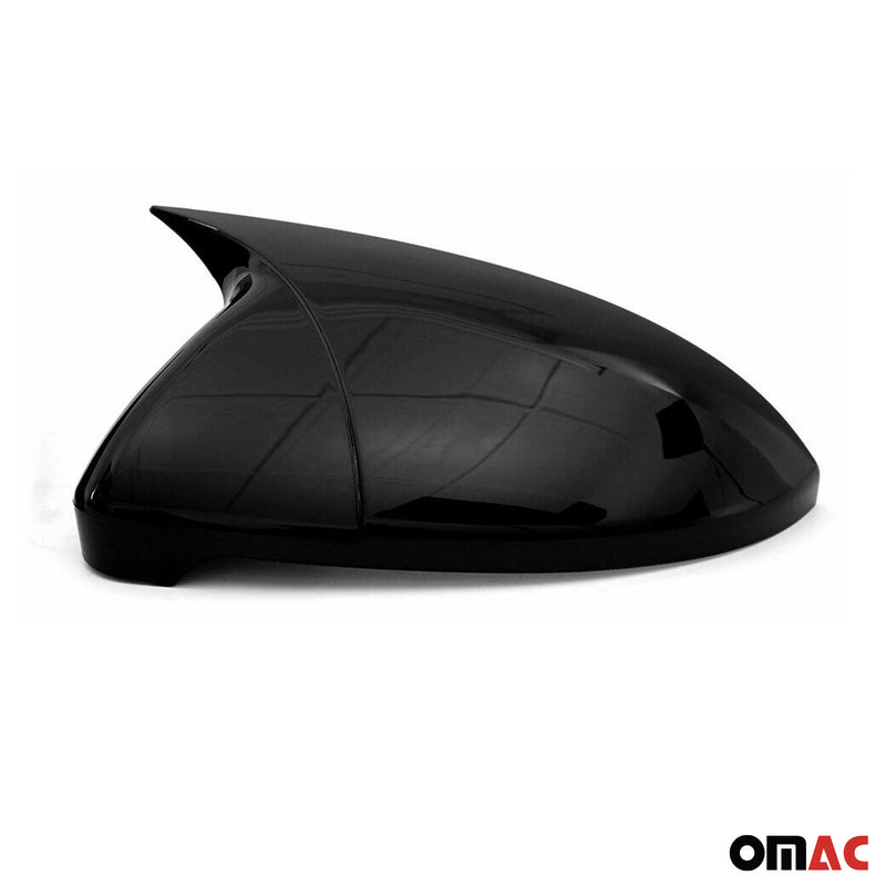 Calotte specchietti retrovisori per VW Golf 2012-2019 ABS nero lucido 2 pezzi