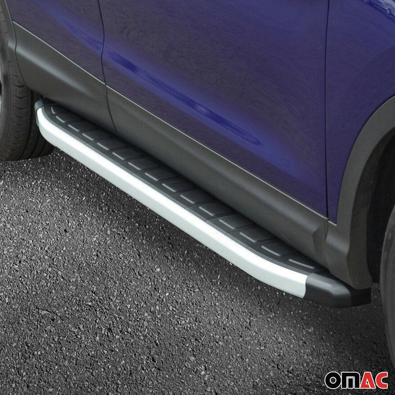 Pedane laterali per Ford Transit Custom 2012-2024 Short L1 Nero