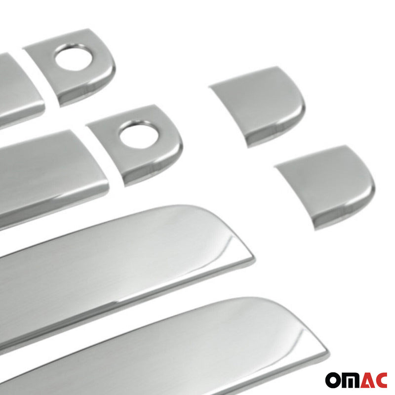 Türgriff Blende Türgriffkappen für Kia Soul 2008-2014 4-Tür Edelstahl Silber 8x