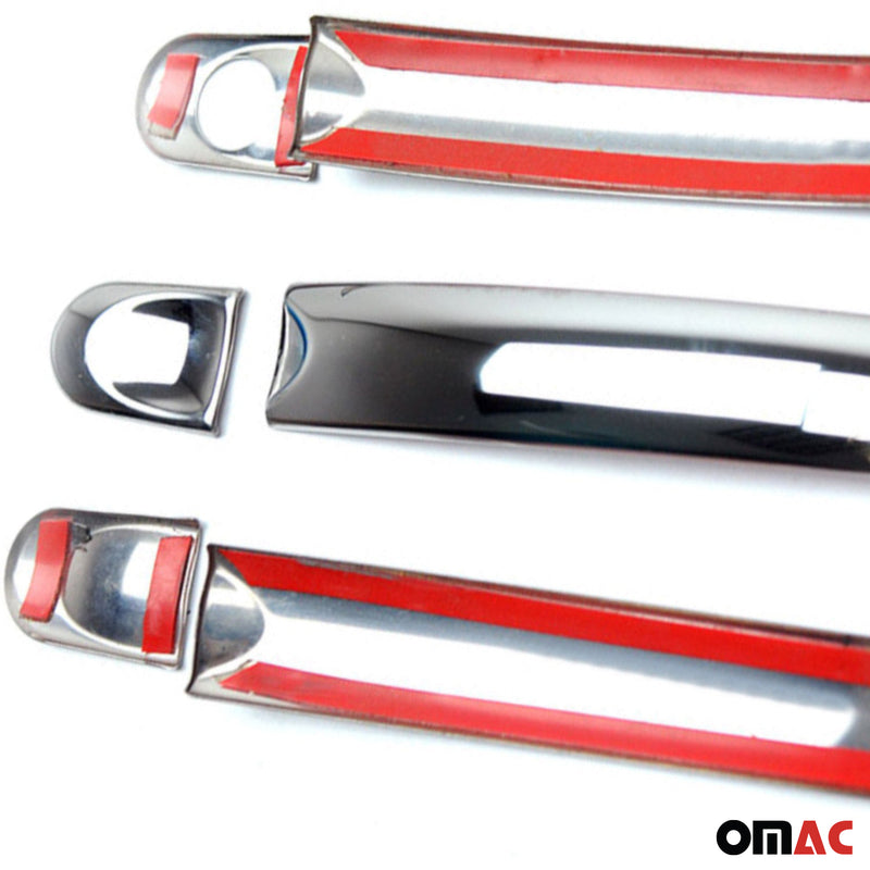 Copri maniglia porta, copri maniglia porta per VW T5 T6 2003-2021 3 porte in acciaio inox argento 6 pezzi 