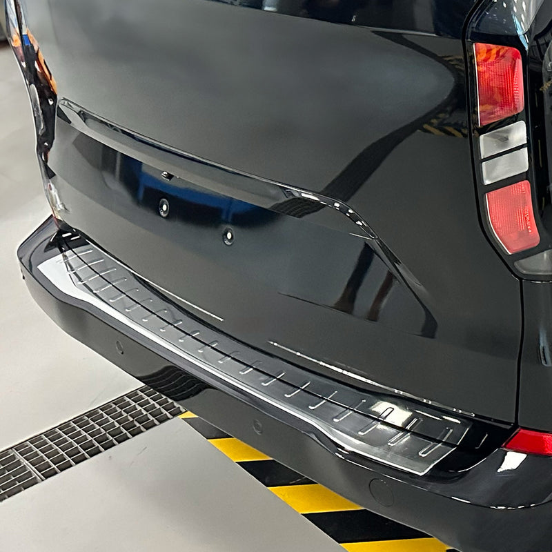 Protezione soglia di carico per Ford Transit Tourneo Custom 2023-2025 in acciaio inox spazzolato