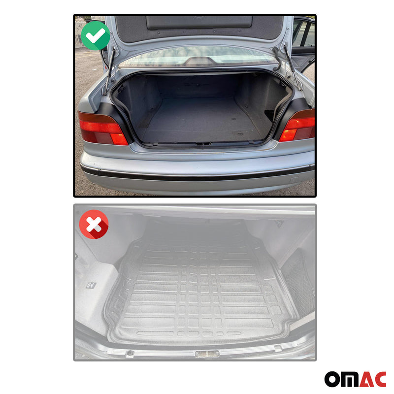 Vasca per bagagliaio per BMW Serie 5 E39 1995-2003 Gomma TPE Nero